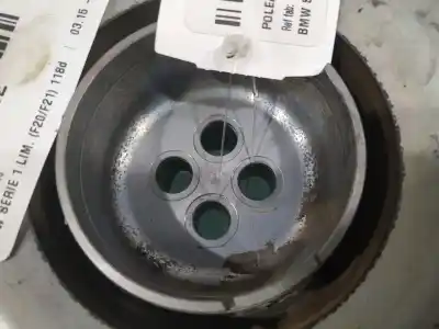 Second-hand car spare part crankshaft pulley for bmw serie 1 lim. (f20/f21) oem iam references 18495010