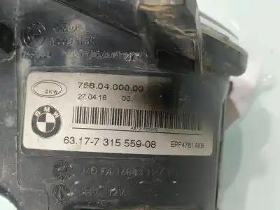 Second-hand car spare part left fog light for bmw serie 1 lim. (f20/f21) oem iam references 7560400000  