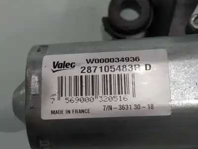 Peça sobressalente para automóvel em segunda mão motor do limpador traseiro por renault zoe zen referências oem iam 287105483r  