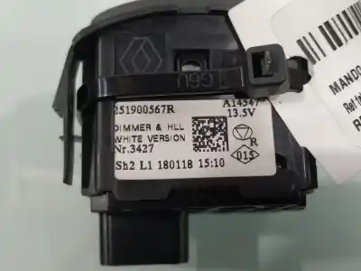 Peça sobressalente para automóvel em segunda mão comandos de alavanca por renault zoe zen referências oem iam 251900567r  