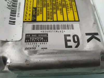 Автозапчастина б/у блок управління подушками безпеки для toyota prius nhw20 sol посилання на oem iam 8917047390  