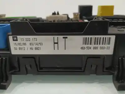 Second-hand car spare part fuse box unit for corsa astra gtc cosmo oem iam references 13222173  