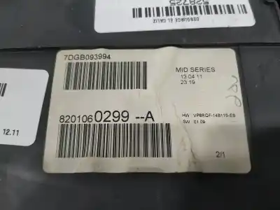 Second-hand car spare part dashboard for renault clio iii expression oem iam references 8201060299a  