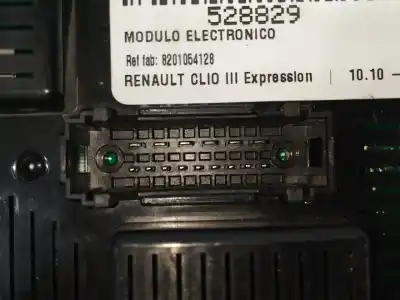 Second-hand car spare part electronic module for renault clio iii expression oem iam references 8201054128  