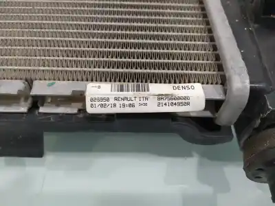 Peça sobressalente para automóvel em segunda mão radiador de água por renault zoe zen referências oem iam 214104950r  