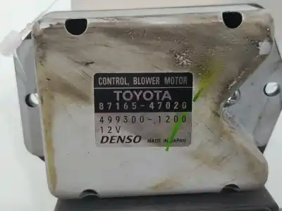 Автозапчастина б/у стійкість на нагревання для toyota prius nhw20 sol посилання на oem iam 8716547020  
