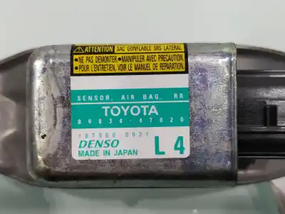 Peça sobressalente para automóvel em segunda mão sensor por toyota prius nhw20 sol referências oem iam 8983447020  