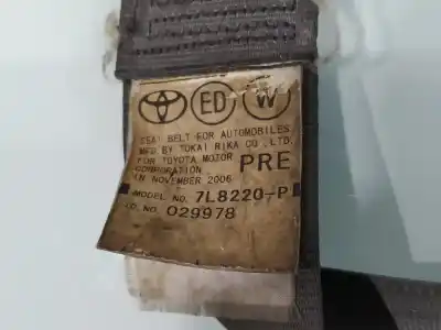 Автозапчастина б/у передній лівий ремін безпеки для toyota prius nhw20 sol посилання на oem iam 7l8220p  
