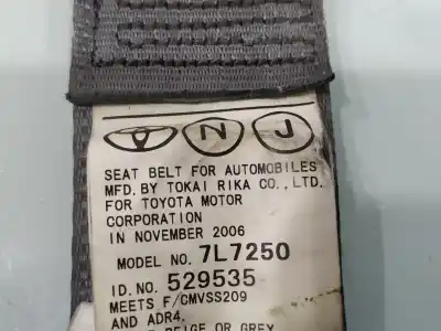 Автозапчасти б/у задний левый ремень безопасности за toyota prius nhw20 sol ссылки oem iam 7l7250  