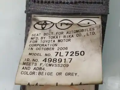 Автозапчасти б/у задний левый ремень безопасности за toyota prius nhw20 sol ссылки oem iam 7l7250  