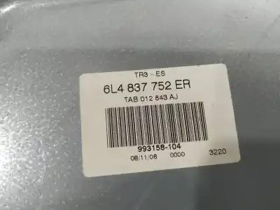 Автозапчасти б/у регулятор стекла переднего правого за seat cordoba (6l2) 1.4 tdi ссылки oem iam 6l4837752er  