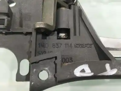 Pièce détachée automobile d'occasion poignée intérieure arrière droite pour seat leon (1m1) 1.9 tdi références oem iam 1m0837114  