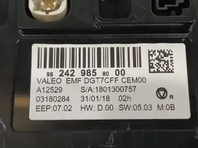 Second-hand car spare part MULTIFUNCTION DISPLAY for PEUGEOT 308 Active OEM IAM references 9824298580  