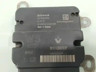Second-hand car spare part airbag control unit for dacia logan ii ambiance oem iam references 985102122r  
