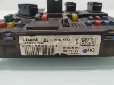 Peça sobressalente para automóvel em segunda mão caixa de fusíveis e relés por citroen c2 audace referências oem iam s118085300j