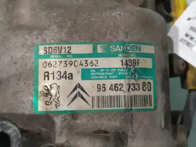 Second-hand car spare part air conditioning compressor for citroen c2 audace oem iam references 9646273380  