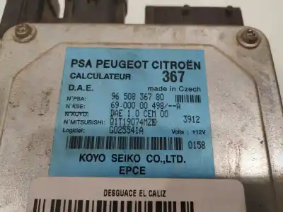 Peça sobressalente para automóvel em segunda mão módulo eletrônico por citroen c2 audace referências oem iam 9650836780  