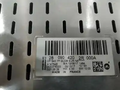 Second-hand car spare part multifunction display for renault talisman grandtour limited oem iam references 280904202r  