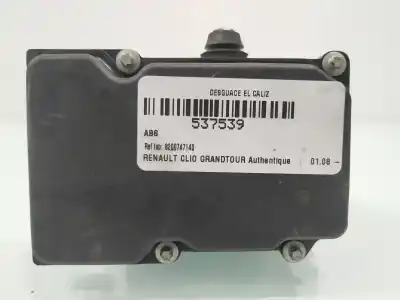 Second-hand car spare part abs for renault clio iii grandtour yahoo oem iam references 8200747140  