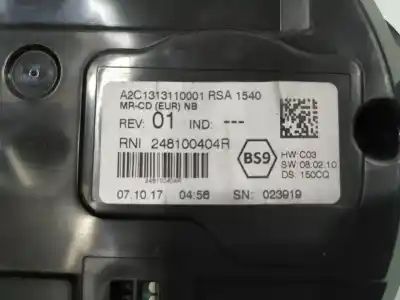 Peça sobressalente para automóvel em segunda mão quadrante por renault talisman grandtour limited referências oem iam 248100404r  