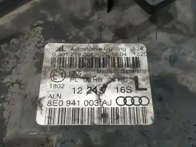 Peça sobressalente para automóvel em segunda mão farol / farolim esquerdo por audi a4 b7 avant (8ed) 2.0 tdi 16v referências oem iam 8e0941003aj  