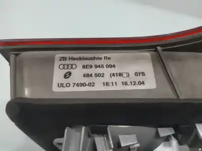 Second-hand car spare part right tailgate light for audi a4 b7 avant (8ed) 2.0 tdi 16v oem iam references 8e9945094  