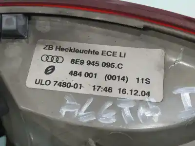 Peça sobressalente para automóvel em segunda mão farolim traseiro esquerdo por audi a4 b7 avant (8ed) 2.0 tdi 16v referências oem iam 8e9945095c  