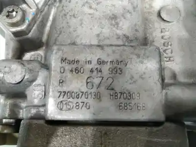 Second-hand car spare part injection pump for renault scenic (ja..) 1.9 d rt 64 cv / 47 kw oem iam references 7700870130  