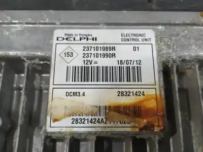 Peça sobressalente para automóvel em segunda mão Centralina De Motor Uce por RENAULT KANGOO Expression Profesional Referências OEM IAM 237101989R  