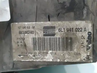 Second-hand car spare part right headlight for seat ibiza iii (6l1) 1.9 sdi oem iam references 6l1941022a  