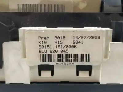Автозапчасти б/у климат-контроль за seat ibiza iii (6l1) 1.9 sdi ссылки oem iam 6l0820045  