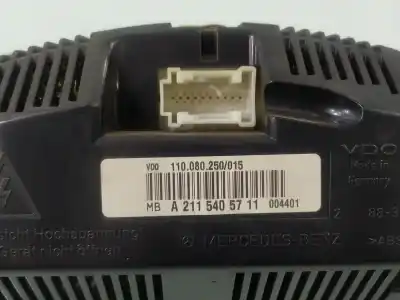 Second-hand car spare part dashboard for mercedes-benz clase e w211 berlina e 270 cdi 211.016 oem iam references a2115405711  