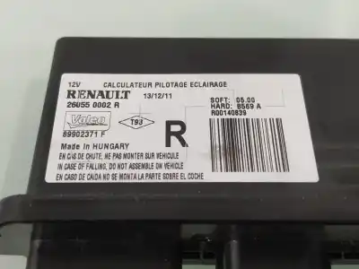 Second-hand car spare part electronic module for renault scenic iii grand privilege oem iam references 260550002r  