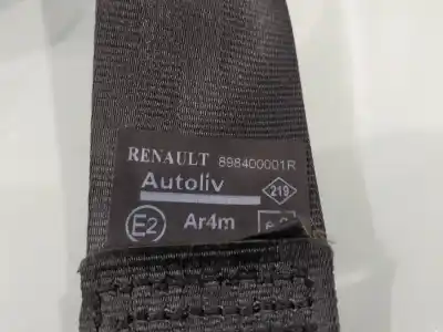 Second-hand car spare part rear right seat belt for renault scenic iii grand privilege oem iam references 898400001r  