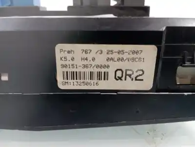 Second-hand car spare part climate control for opel astra twin top enjoy oem iam references 13250616  