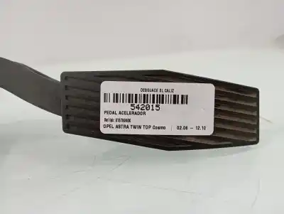 Second-hand car spare part accelerator pedal for opel astra twin top enjoy oem iam references 9157998bk  