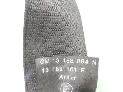 Second-hand car spare part REAR RIGHT SEAT BELT for OPEL ASTRA TWIN TOP Enjoy OEM IAM references 13188894N  
