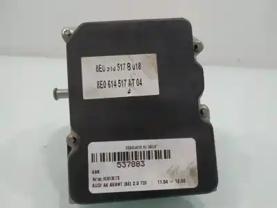 Автозапчасти б/у абс за audi a4 b7 avant (8ed) 2.0 tdi 16v ссылки oem iam 8e0910517b  