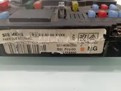 Second-hand car spare part fuse box unit for citroen c2 sx oem iam references 9652474480  
