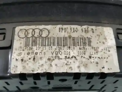 Second-hand car spare part dashboard for audi a3 (8p) 2.0 tdi ambiente oem iam references 8p0920930q  