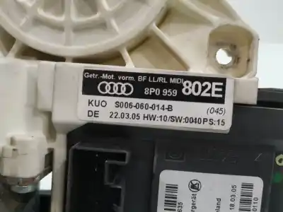 Автозапчастина б/у двигатель переднього правого скла для audi a3 (8p) 2.0 tdi ambiente посилання на oem iam 8p0959802e  