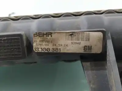 Piesă de schimb auto la mâna a doua radiator de apa pentru opel corsa c corsa c gasolina referințe oem iam 13100381   Piesă de schimb auto la mâna a doua radiator de apa pentru opel corsa c corsa c gasolina referințe oem iam 13100381
