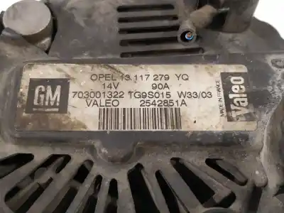 Автозапчастина б/у генератор для opel corsa c corsa c gasolina посилання на oem iam 13117279yq   Автозапчастина б/у генератор для opel corsa c corsa c gasolina посилання на oem iam 13117279yq
