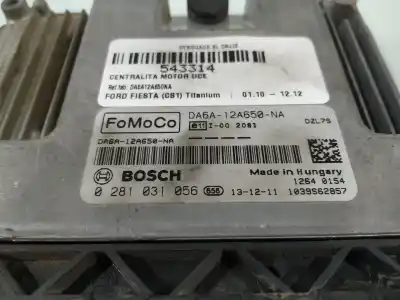 Peça sobressalente para automóvel em segunda mão centralina de motor uce por ford fiesta cb1 1.25 16v cat referências oem iam da6a12a650na