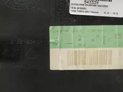 Peça sobressalente para automóvel em segunda mão elevador de vidros dianteira esquerda por ford fiesta cb1 1.25 16v cat referências oem iam 8a61b2320001