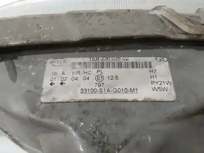 Автозапчастина б/у права фа для honda accord berlina (cg7-9/ch1-7) 1.8i ls (cg8) посилання на oem iam 33100s1ag010m1  