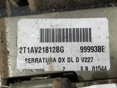 Автозапчастина б/у замок передній праві двері для ford transit connect (p65_, p70_, p80_) 1.8 tdci посилання на oem iam 2t1av21812bg  