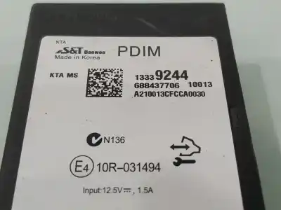 Second-hand car spare part electronic module for opel insignia berlina cosmo oem iam references 13339244  