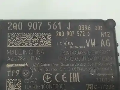 Peça sobressalente para automóvel em segunda mão módulo eletrônico por volkswagen troc d11 rline referências oem iam 2q0907561j  