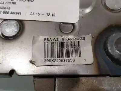 Peça sobressalente para automóvel em segunda mão alavanca de travão de mão por peugeot 508 access referências oem iam 98043969ze  